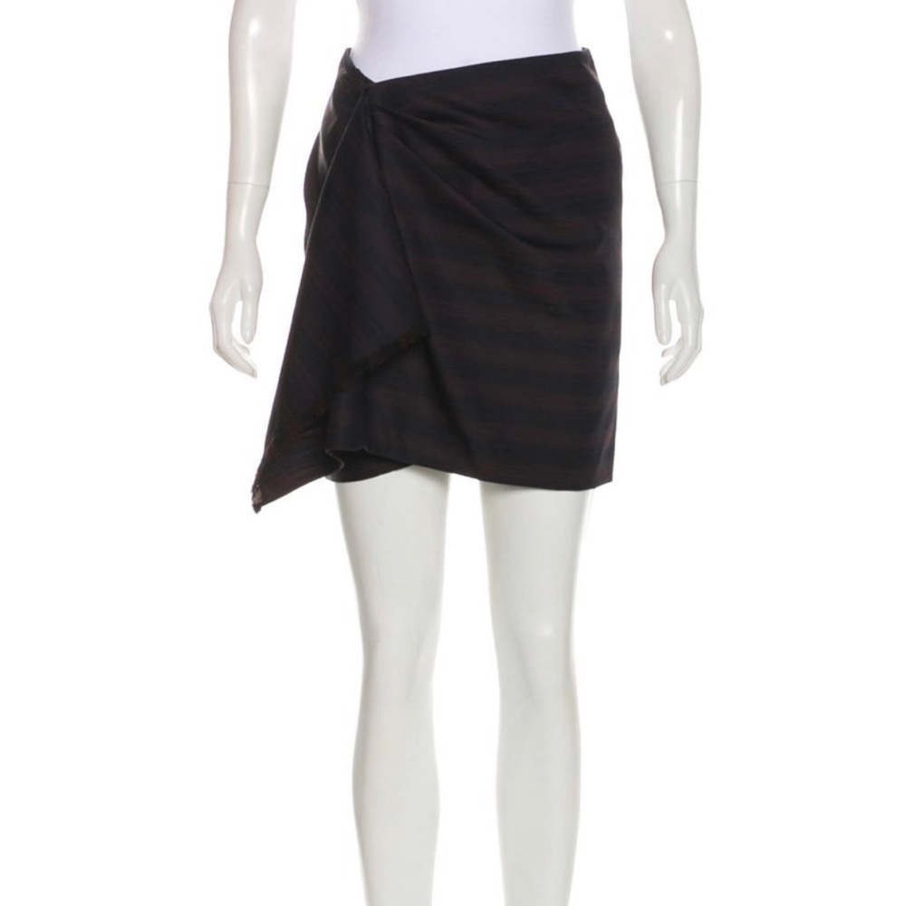 Elizabeth and James Wrap Mini Skirt